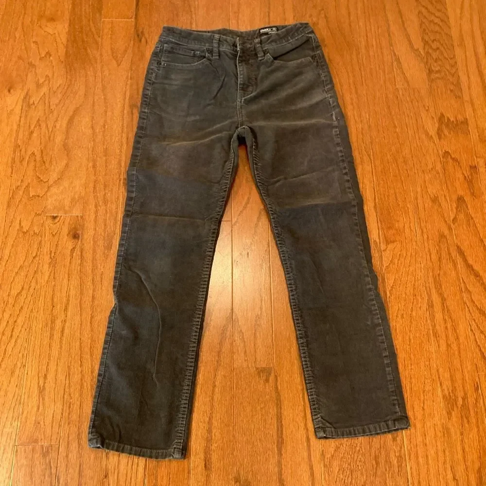 O’NEILL 29 Unisex Stretch Charcoal Corduroy Chino Standard Casual Skater Pants